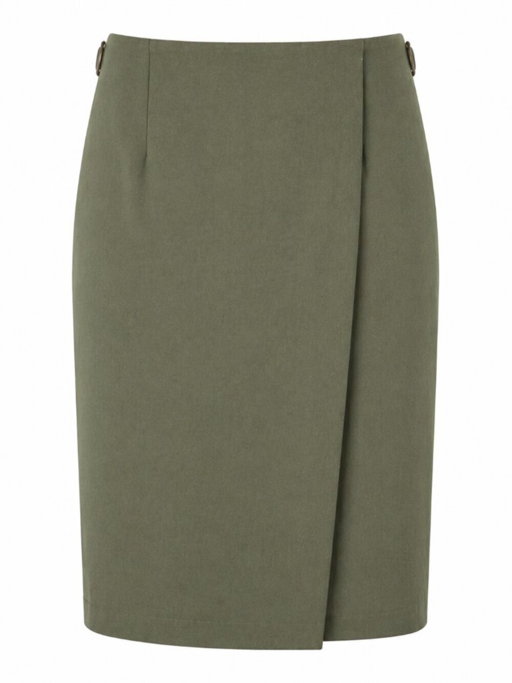 Jenn Women’s Green Turner Skirt Size Small NWT Olive Wrap Pencil Skirt